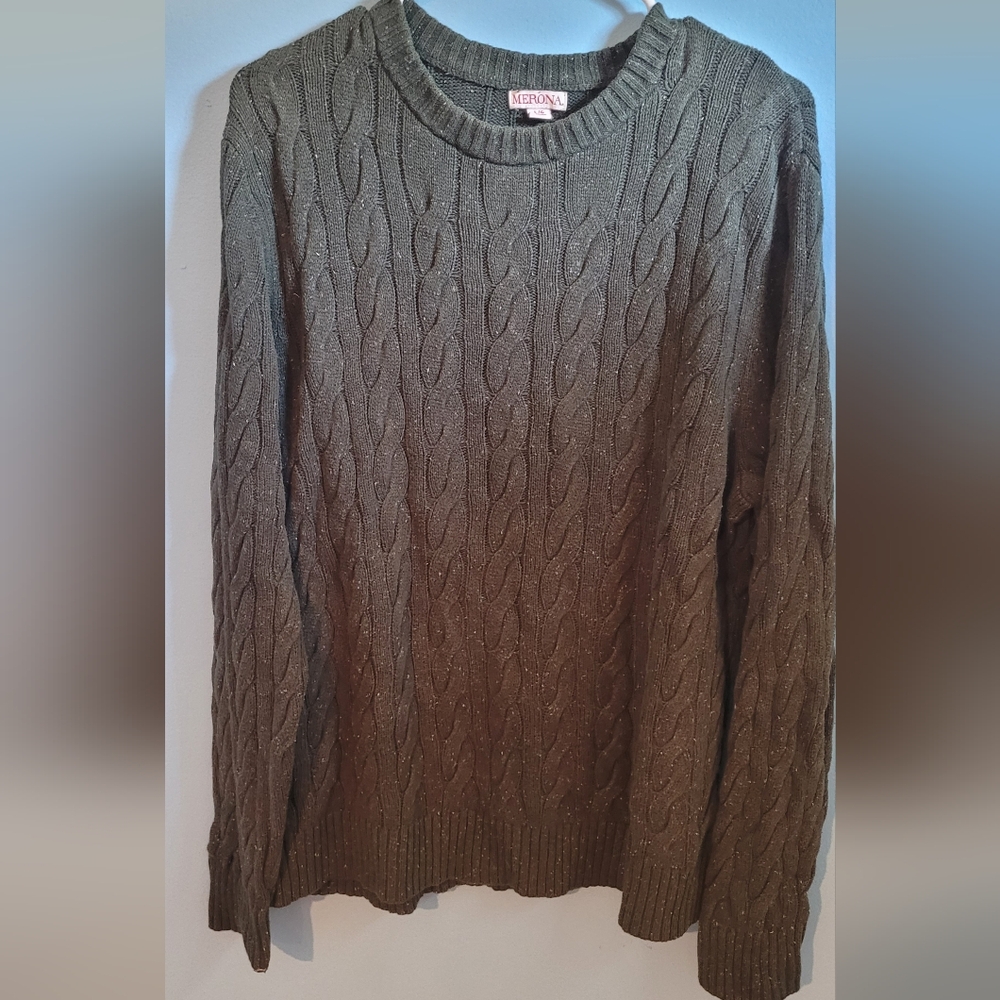 Merona Pine Green Sweater size Large